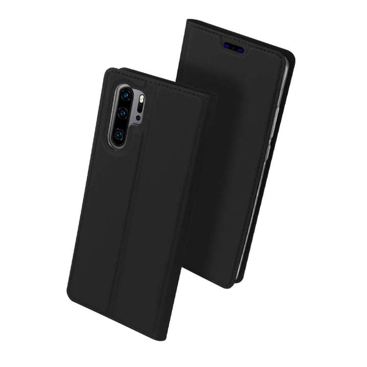 DUX DUCIS Skin Pro Series Horizontal Flip PU + TPU Leather Case for Huawei P30 Pro, with Holder &...