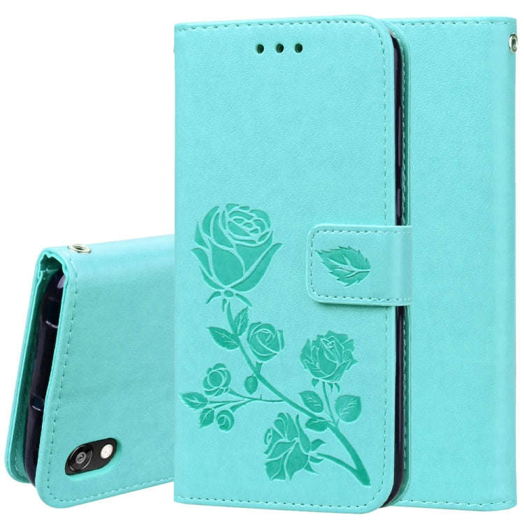 Rose Embossed Horizontal Flip PU Leather Case for Huawei Honor 8S / Y5 (2019), with Holder & Card...