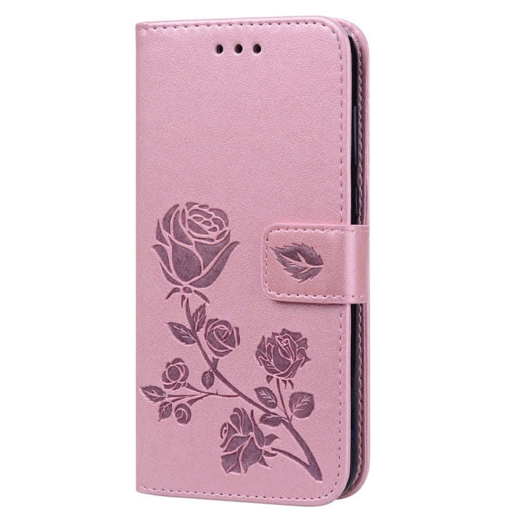 Rose Embossed Horizontal Flip PU Leather Case for Huawei Honor 8S / Y5 (2019), with Holder & Card...