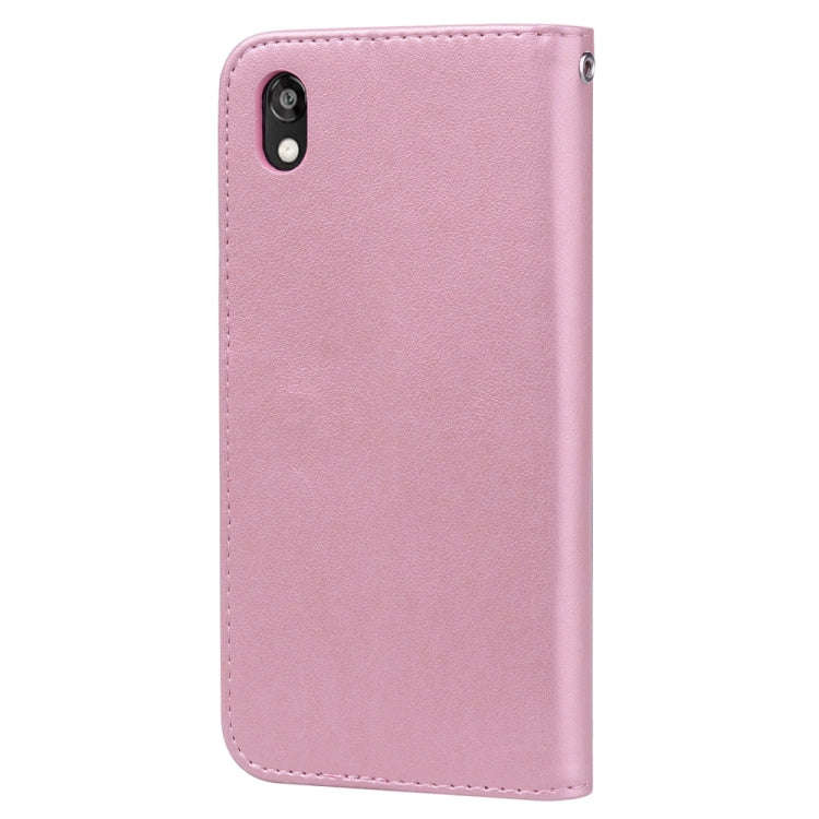 Rose Embossed Horizontal Flip PU Leather Case for Huawei Honor 8S / Y5 (2019), with Holder & Card...