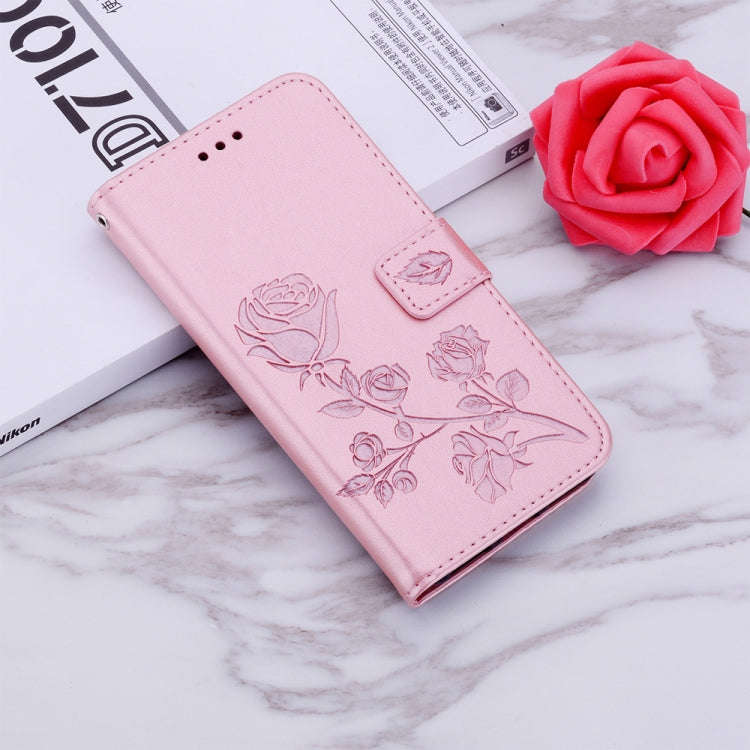 Rose Embossed Horizontal Flip PU Leather Case for Huawei Honor 8S / Y5 (2019), with Holder & Card...
