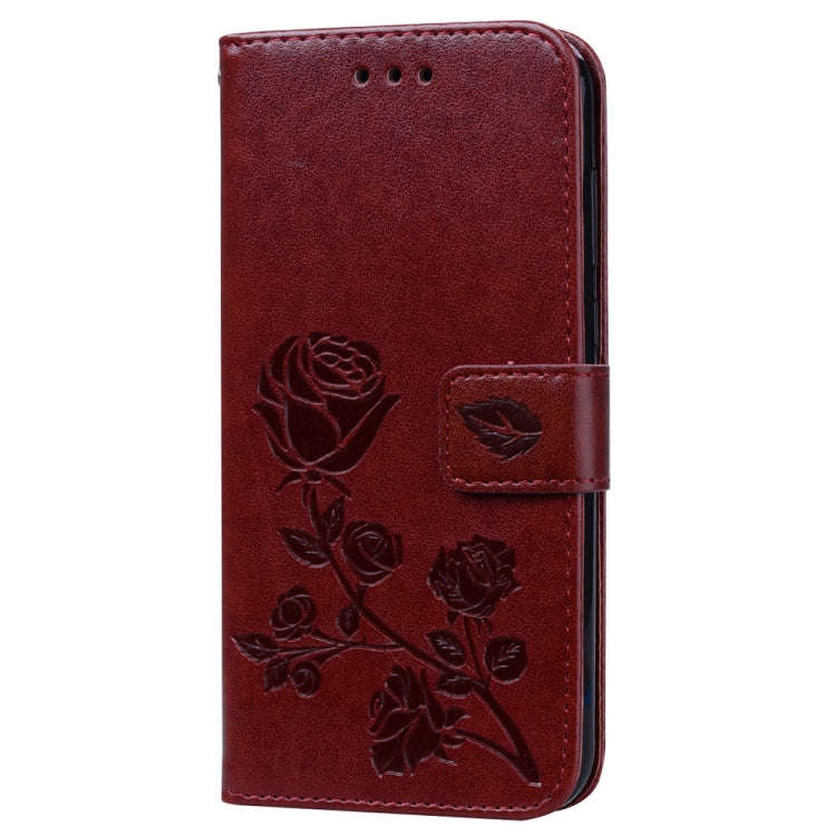 Rose Embossed Horizontal Flip PU Leather Case for Huawei Honor 8S / Y5 (2019), with Holder & Card...