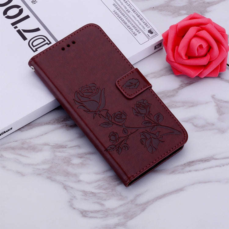 Rose Embossed Horizontal Flip PU Leather Case for Huawei Honor 8S / Y5 (2019), with Holder & Card...