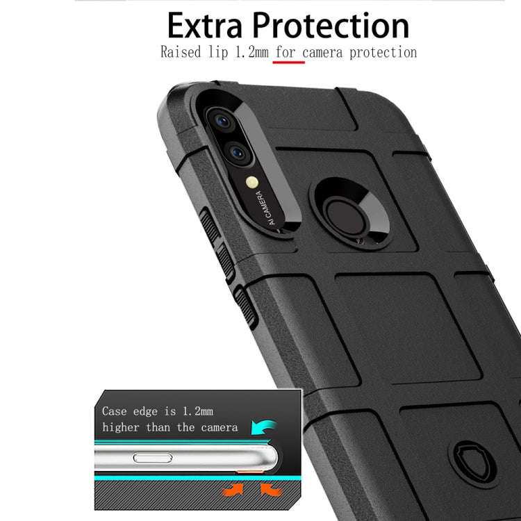 Shockproof Protector Cover Full Coverage Silicone Case for Huawei P Smart Z (Army Green)