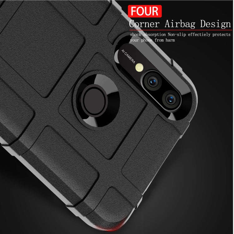 Shockproof Protector Cover Full Coverage Silicone Case for Huawei P Smart Z (Army Green)