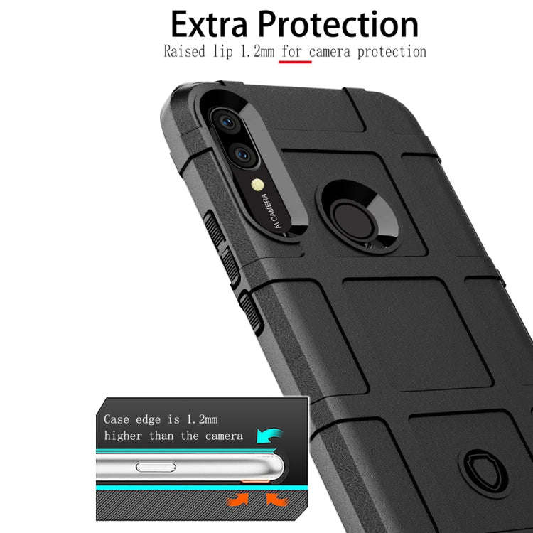 Shockproof Protector Cover Full Coverage Silicone Case for Huawei Y9 (2019) / Enjoy 9 Plus(Blue)