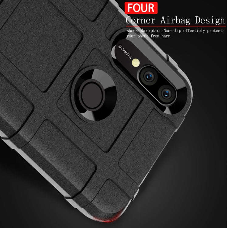 Shockproof Protector Cover Full Coverage Silicone Case for Huawei Y9 (2019) / Enjoy 9 Plus(Blue)