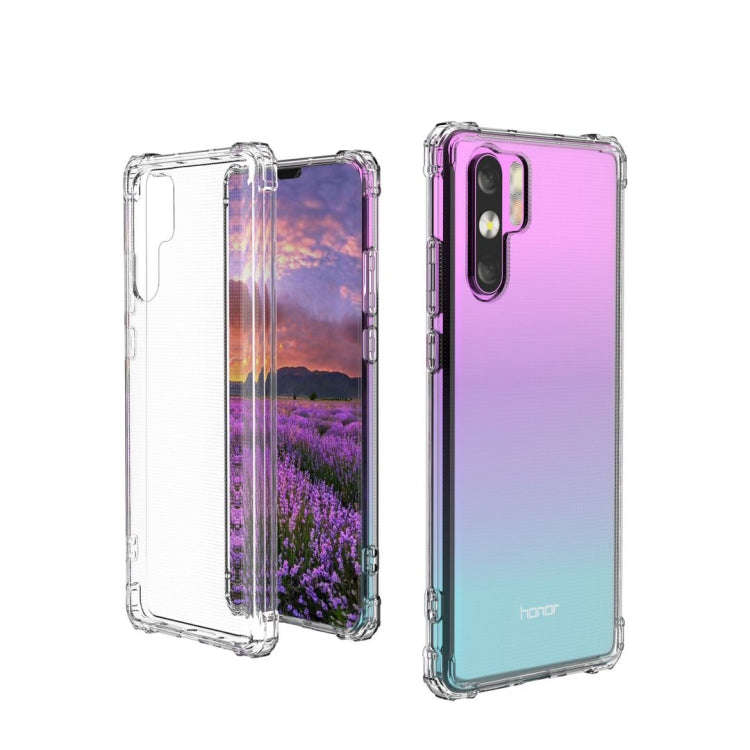 Shockproof Transparent TPU Soft Case for Huawei P30 Pro (Transparent)
