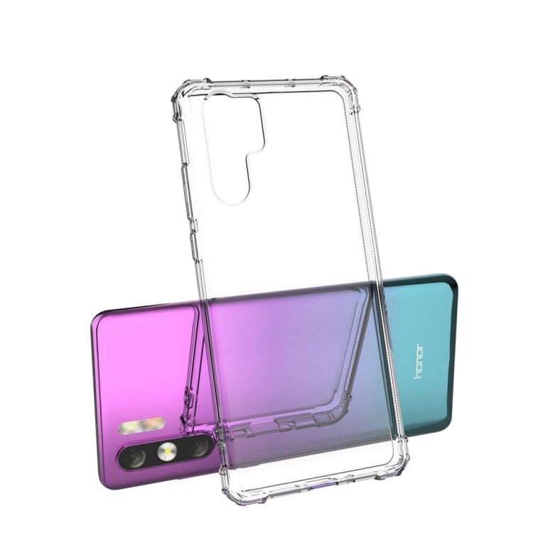 Shockproof Transparent TPU Soft Case for Huawei P30 Pro (Transparent)