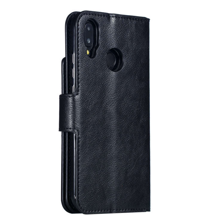 Multifunctional Litchi Texture Horizontal Flip Leather Case for Huawei P20 Lite, with Card Slot &...