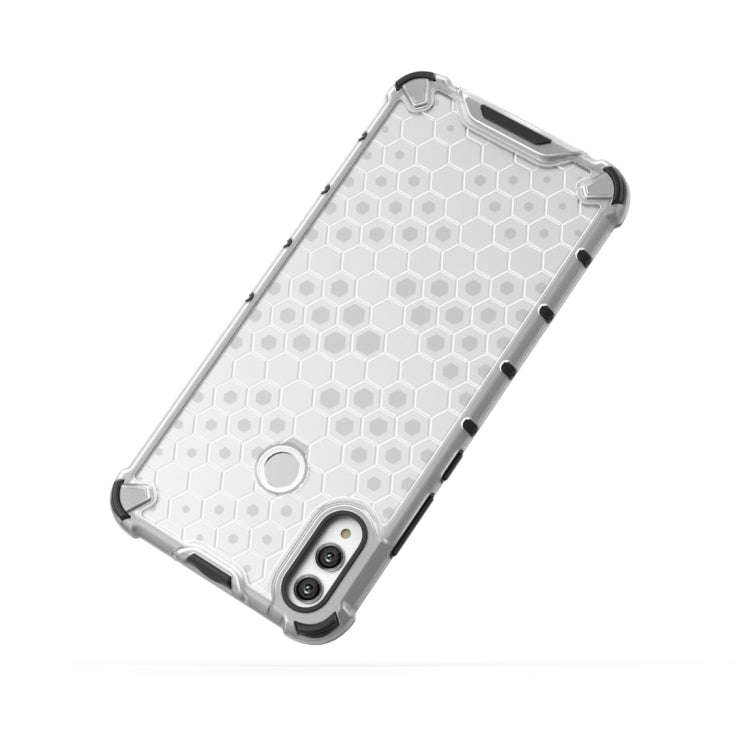 Shockproof Honeycomb PC + TPU Case for Huawei Honor 8X(Black)