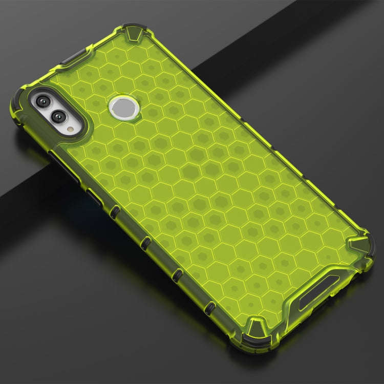 Shockproof Honeycomb PC + TPU Case for Huawei Honor 8X(Green)
