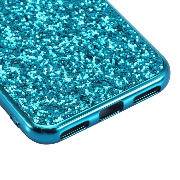 Glitter Powder Shockproof TPU Case for Huawei Honor Play 8A (Rose Gold)