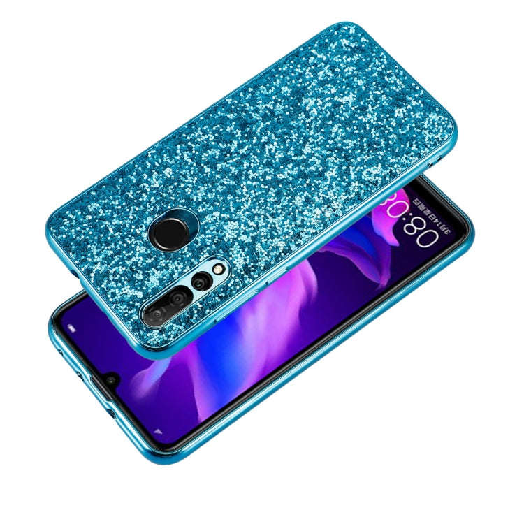 Glitter Powder Shockproof TPU Case for Huawei nova 4 (Silver)