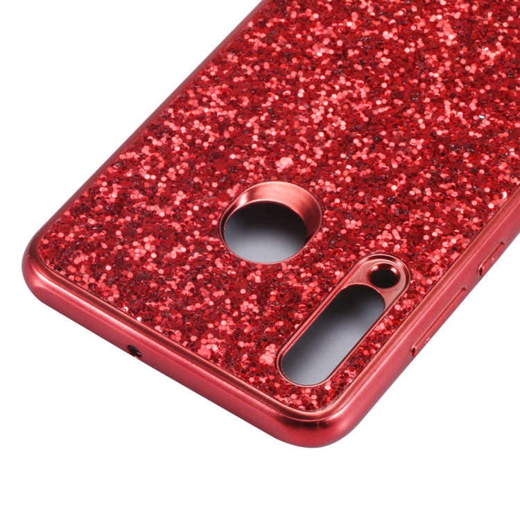 Glitter Powder Shockproof TPU Case for Huawei P30 Lite / nova 4e (Silver)