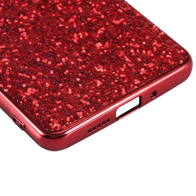 Glitter Powder Shockproof TPU Case for Huawei P30 Pro (Red)