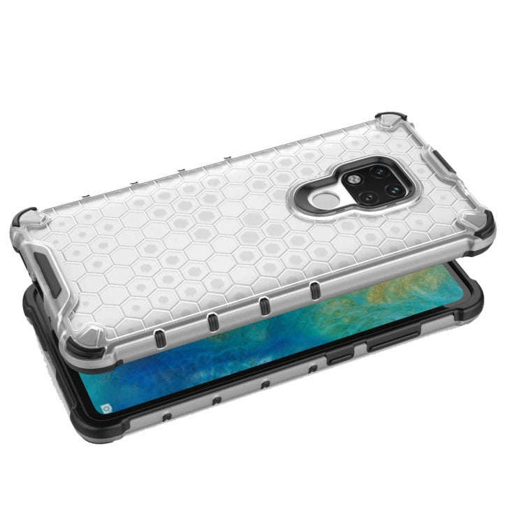 Honeycomb Shockproof PC + TPU Case for Huawei Mate 20(Green)