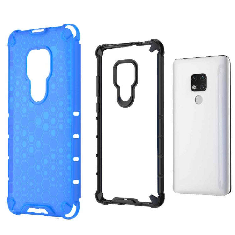 Honeycomb Shockproof PC + TPU Case for Huawei Mate 20(Green)