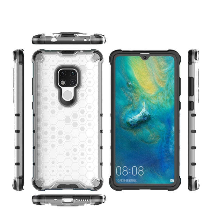 Honeycomb Shockproof PC + TPU Case for Huawei Mate 20(Green)