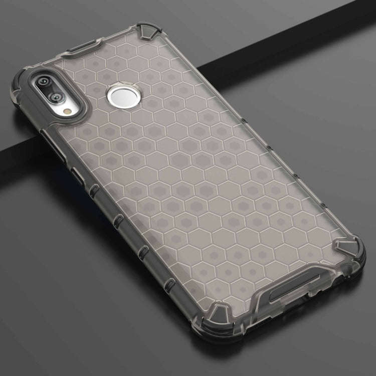Honeycomb Shockproof PC + TPU Case for Huawei Y9 (2019) (Black)