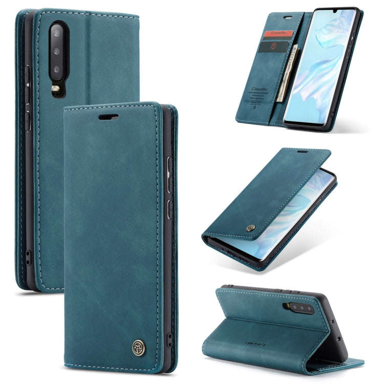CaseMe-013 Multifunctional Retro Frosted Horizontal Flip Leather Case for Huawei P30, with Card S...