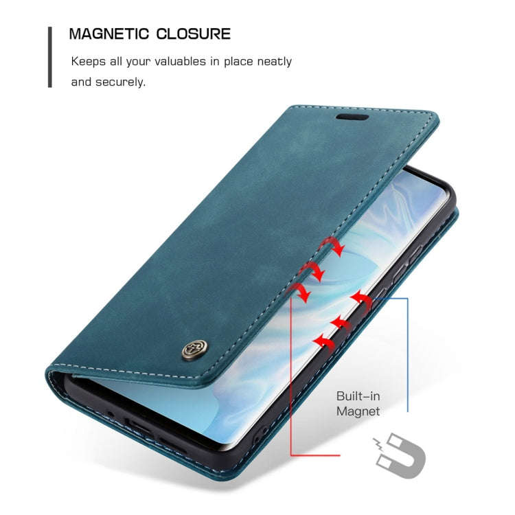 CaseMe-013 Multifunctional Retro Frosted Horizontal Flip Leather Case for Huawei P30, with Card S...