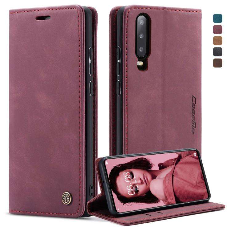 CaseMe-013 Multifunctional Retro Frosted Horizontal Flip Leather Case for Huawei P30, with Card S...