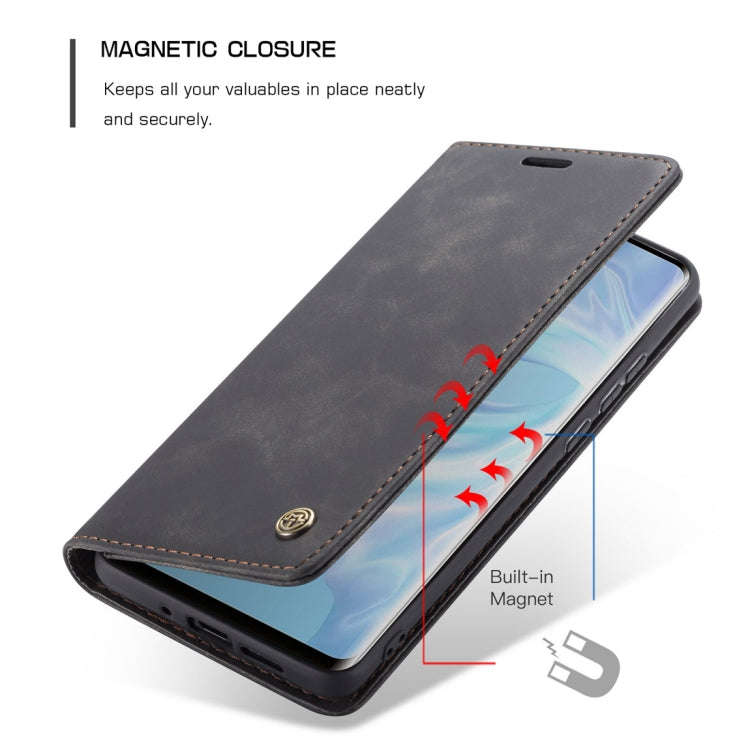 CaseMe-013 Multifunctional Retro Frosted Horizontal Flip Leather Case for Huawei P30 Pro, with Ca...