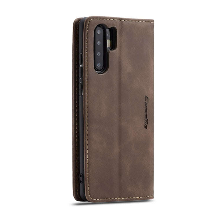 CaseMe-013 Multifunctional Retro Frosted Horizontal Flip Leather Case for Huawei P30 Pro, with Ca...