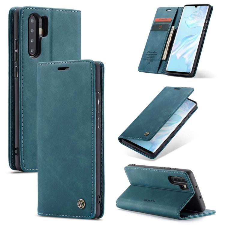 CaseMe-013 Multifunctional Retro Frosted Horizontal Flip Leather Case for Huawei P30 Pro, with Ca...
