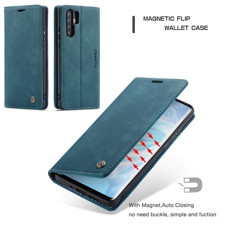 CaseMe-013 Multifunctional Retro Frosted Horizontal Flip Leather Case for Huawei P30 Pro, with Ca...