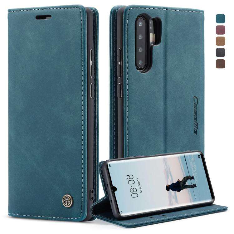 CaseMe-013 Multifunctional Retro Frosted Horizontal Flip Leather Case for Huawei P30 Pro, with Ca...