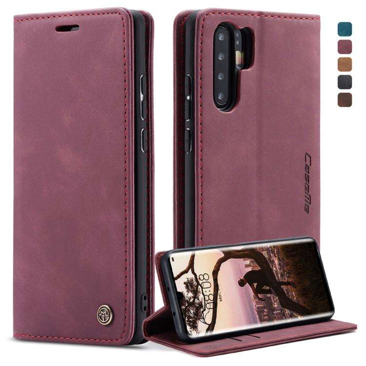 CaseMe-013 Multifunctional Retro Frosted Horizontal Flip Leather Case for Huawei P30 Pro, with Ca...