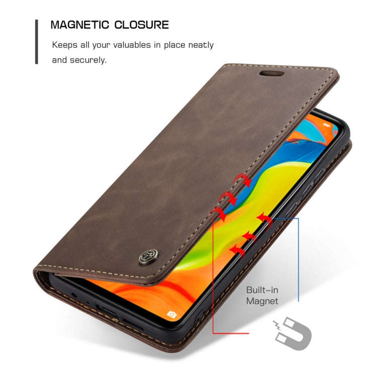CaseMe-013 Multifunctional Retro Frosted Horizontal Flip Leather Case for Huawei P30 Lite, with C...