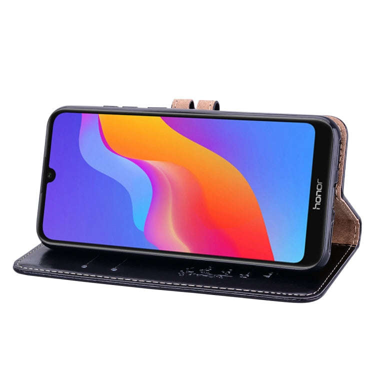 Business Style Oil Wax Texture Horizontal Flip Leather Case for Huawei Y6 (2019) / Honor 8A, with...