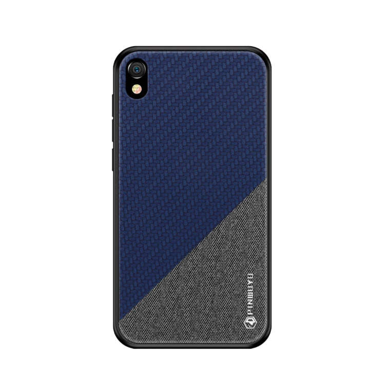 PINWUYO Honors Series Shockproof PC + TPU Protective Case for Huawei Y5 (2019) / Honor 8S (Blue)