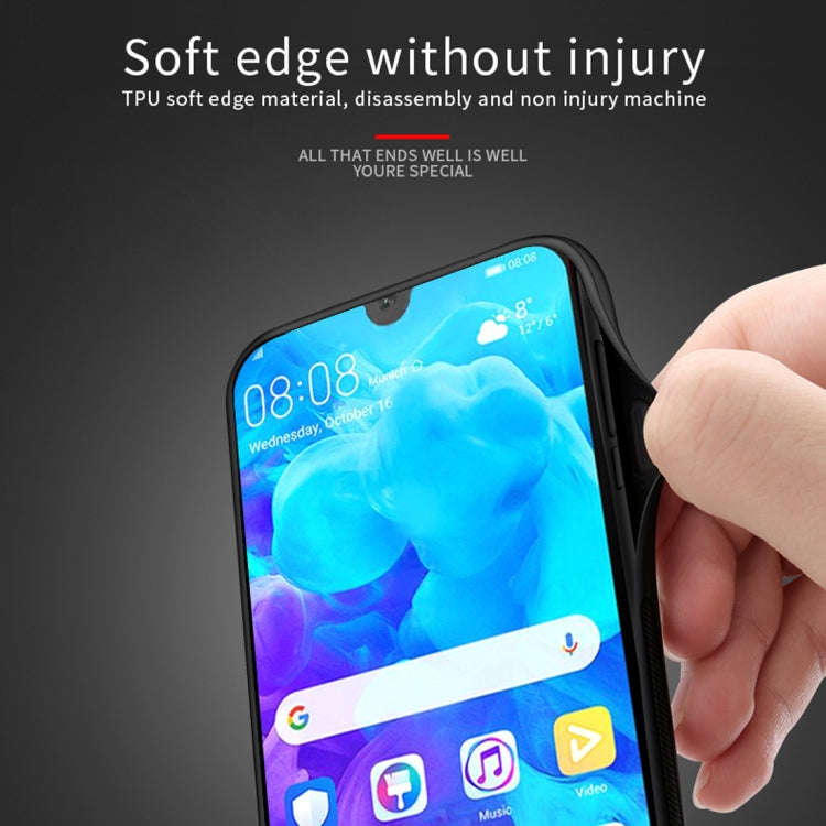 PINWUYO Honors Series Shockproof PC + TPU Protective Case for Huawei Y5 (2019) / Honor 8S (Blue)
