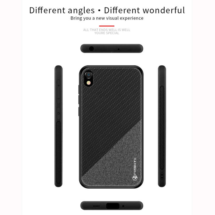 PINWUYO Honors Series Shockproof PC + TPU Protective Case for Huawei Y5 (2019) / Honor 8S (Blue)