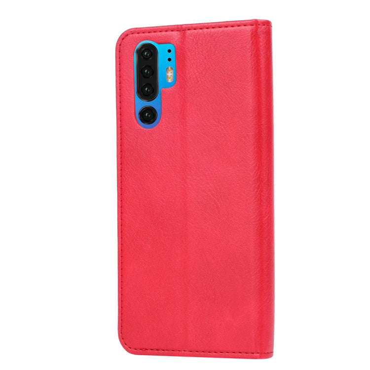 Knead Skin Texture Horizontal Flip Leather Case for Huawei P30 Pro, with Photo Frame & Holder & C...
