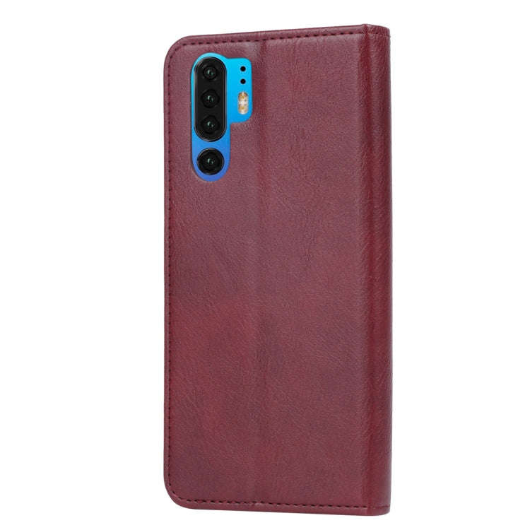 Knead Skin Texture Horizontal Flip Leather Case for Huawei P30 Pro, with Photo Frame & Holder & C...