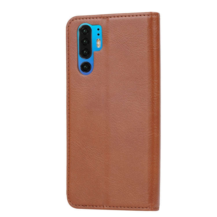 Knead Skin Texture Horizontal Flip Leather Case for Huawei P30 Pro, with Photo Frame & Holder & C...