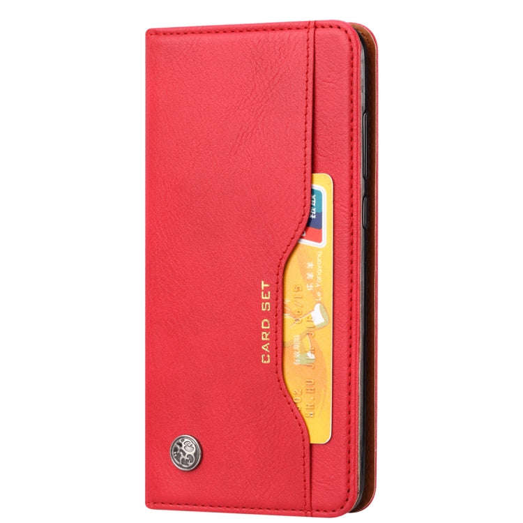 Knead Skin Texture Horizontal Flip Leather Case for Huawei P30, with Photo Frame & Holder & Card ...