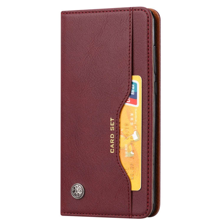 Knead Skin Texture Horizontal Flip Leather Case for Huawei P30, with Photo Frame & Holder & Card ...