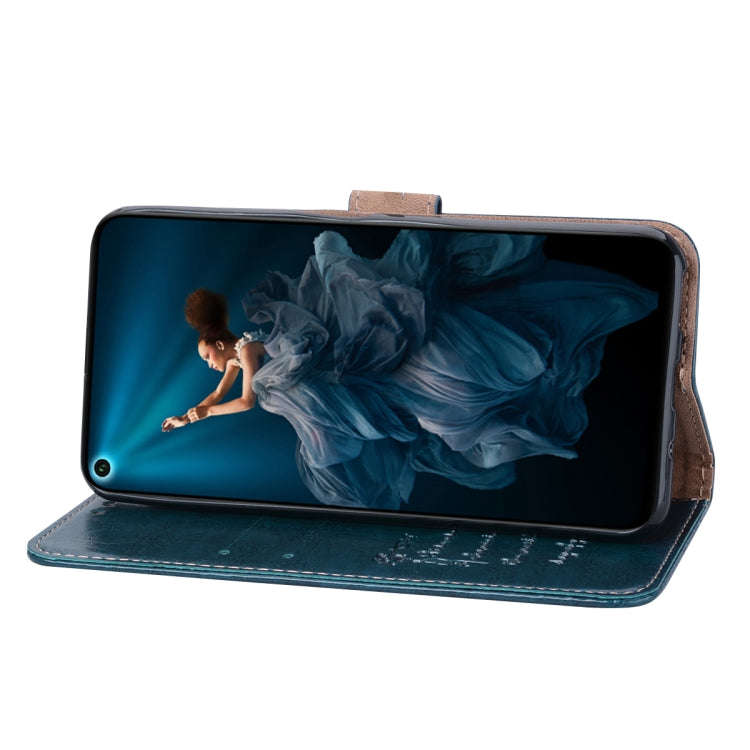 Business Style Oil Wax Texture Horizontal Flip Leather Case for Huawei Honor 20, with Holder & Ca...