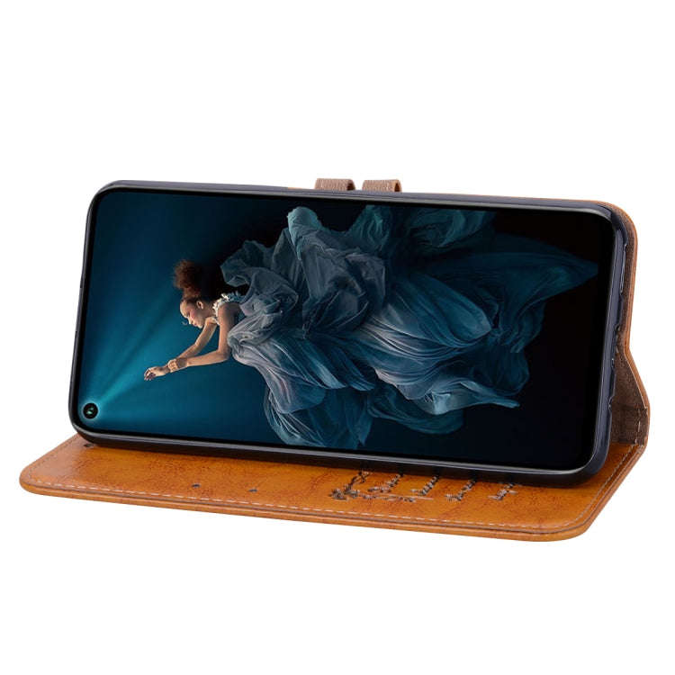 Business Style Oil Wax Texture Horizontal Flip Leather Case for Huawei Honor 20 Pro, with Holder ...