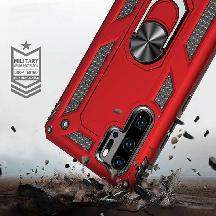 Armor Shockproof TPU + PC Protective Case for Huawei P30 Pro, with 360 Degree Rotation Holder (Bl...