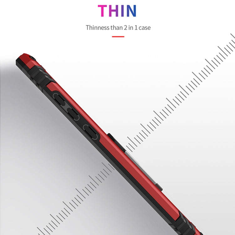 Armor Shockproof TPU + PC Protective Case for Huawei P30, with 360 Degree Rotation Holder (Black)