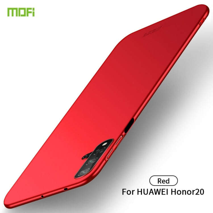 MOFI Frosted PC Ultra-thin Hard Case for Huawei Honor 20 (Red)