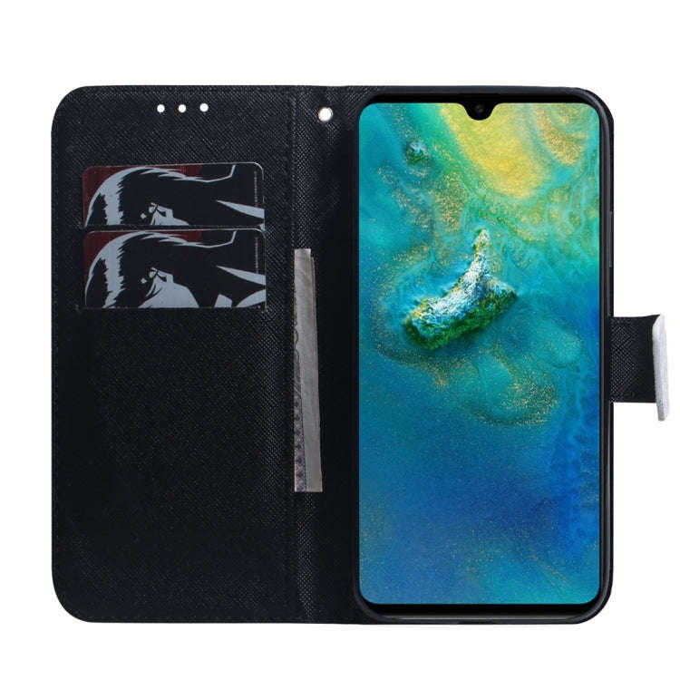 Wolf and Dog Pattern Coloured Drawing Horizontal Flip Leather Case for Huawei Mate 20, with Holde...