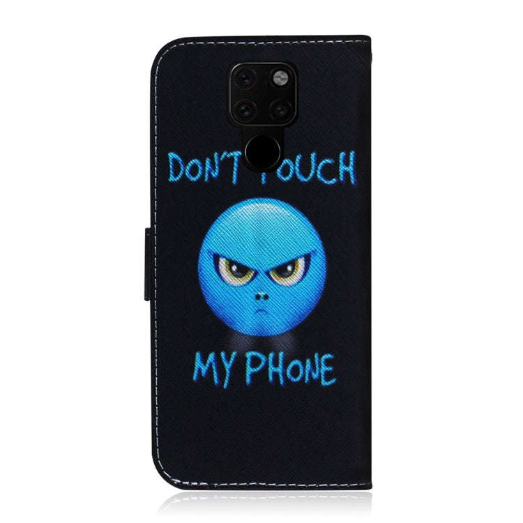 Anger Pattern Coloured Drawing Horizontal Flip Leather Case for Huawei Mate 20, with Holder & Car...